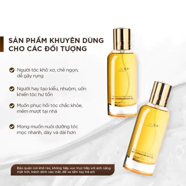 Khuyên dùng dầu ủ Vi Jully Rosemary Mint Scalp & Hair Strengthening Oil